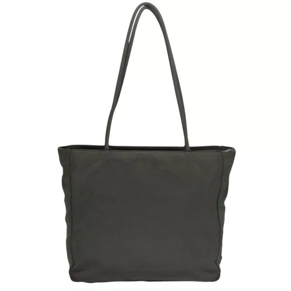 PRADA Tote Bag Nylon Gray Auth - Picture 4 of 16